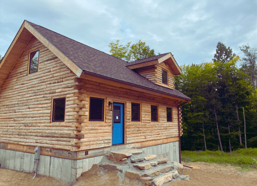 log cabin project finished
